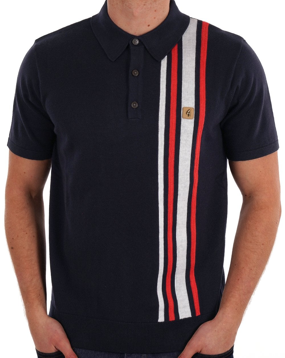 Gabicci Vintage Soda Strickpolo Marineblau