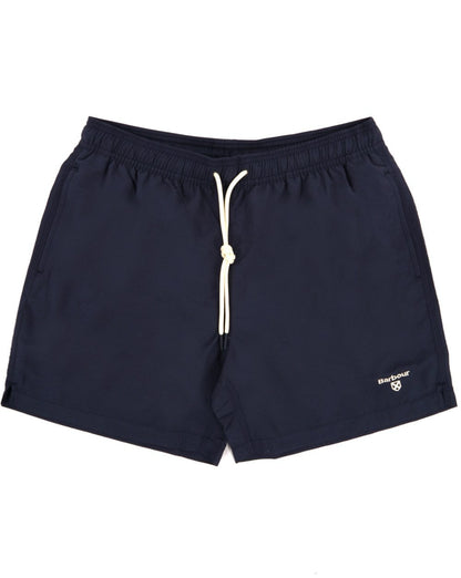 Barbour Staple Logo Badeshorts Marineblau