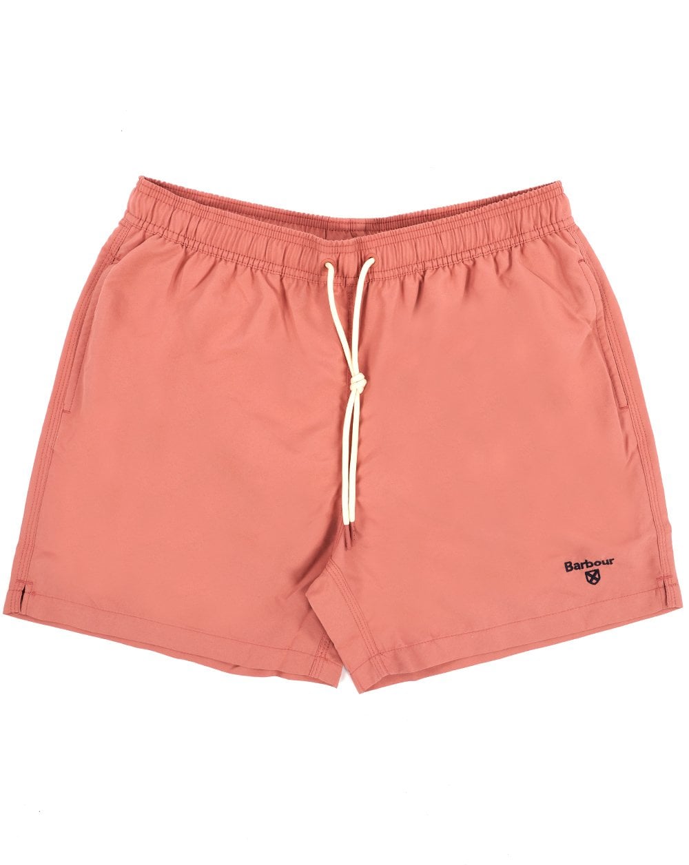 Barbour Staple Logo Badeshorts Pink Clay