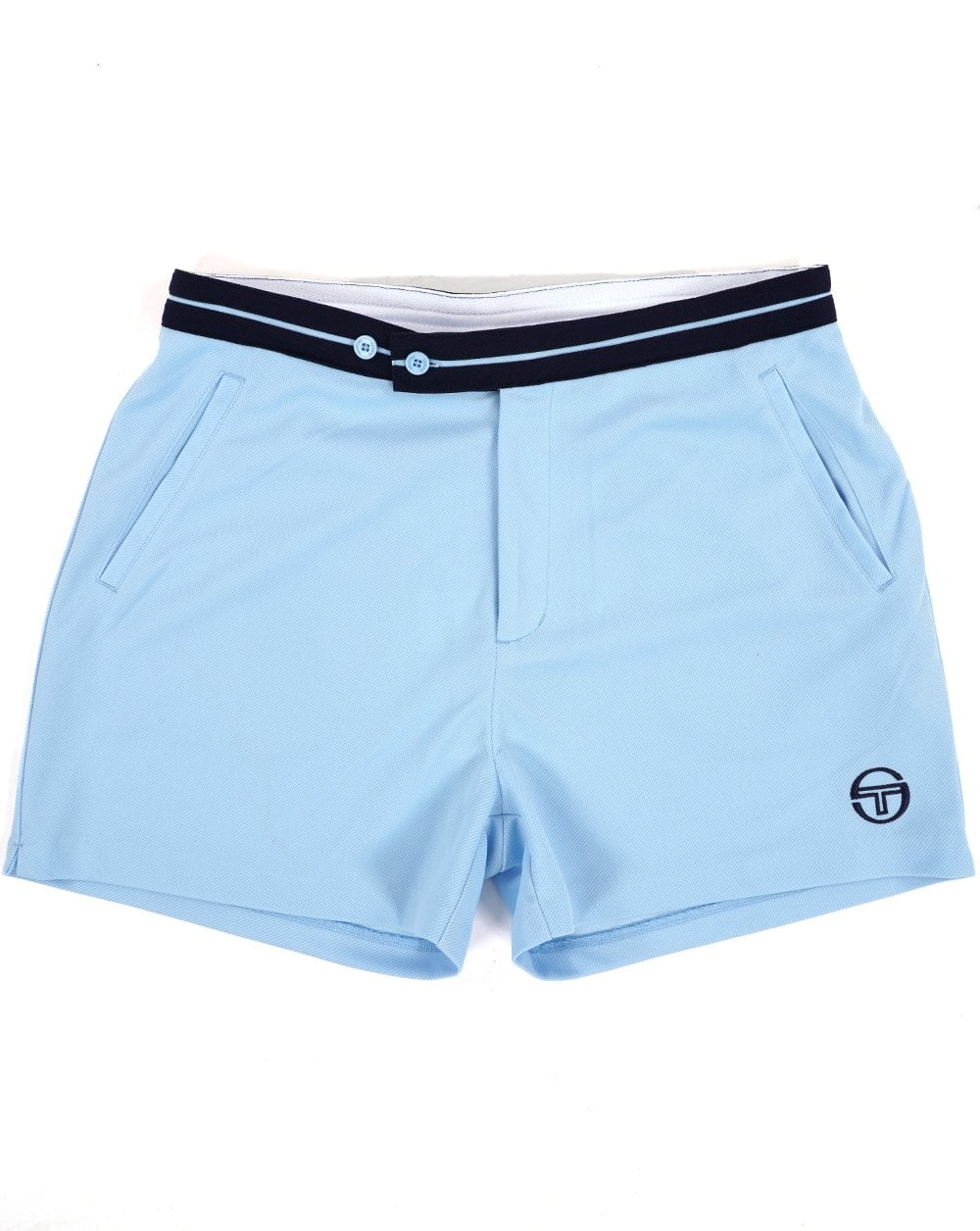 Sergio Tacchini Otello Tennisshorts Himmelblau/Marineblau