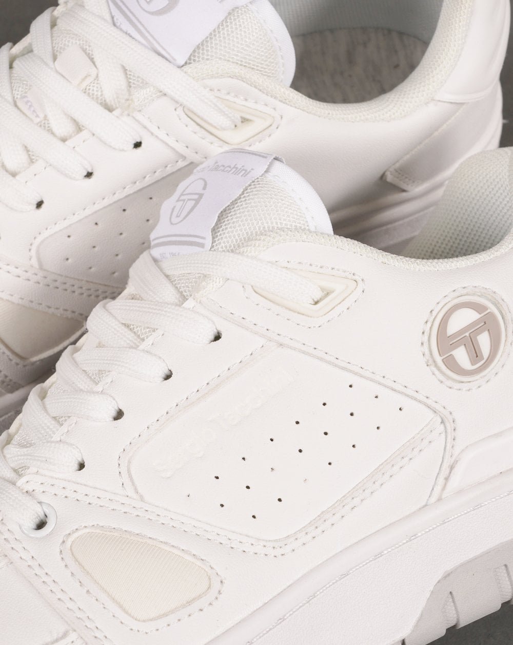 Sergio Tacchini Milano Trainer Reinweiß