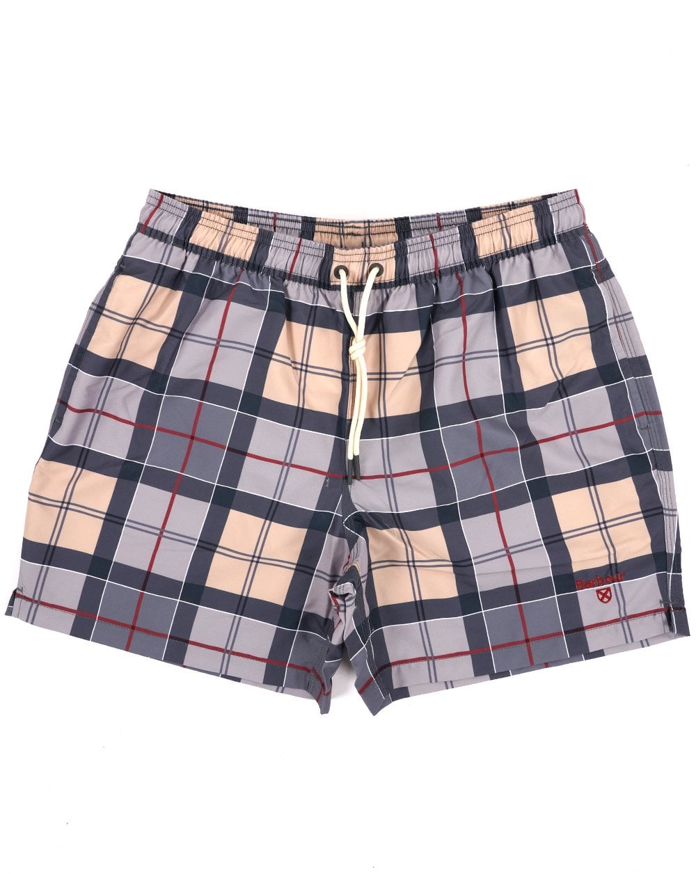 Barbour Staple Tartan Badeshorts mit Schottenmuster