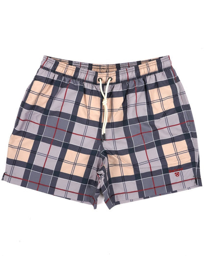 Barbour Staple Tartan Badeshorts mit Schottenmuster