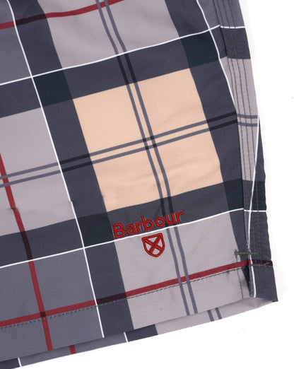 Barbour Staple Tartan Badeshorts mit Schottenmuster