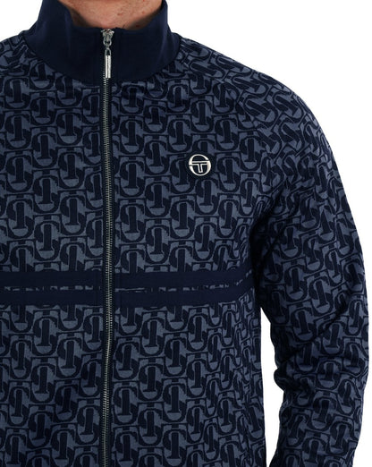 Sergio Tacchini Dallas Monogram Trainingsoberteil Marineblau