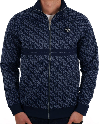 Sergio Tacchini Dallas Monogram Trainingsoberteil Marineblau