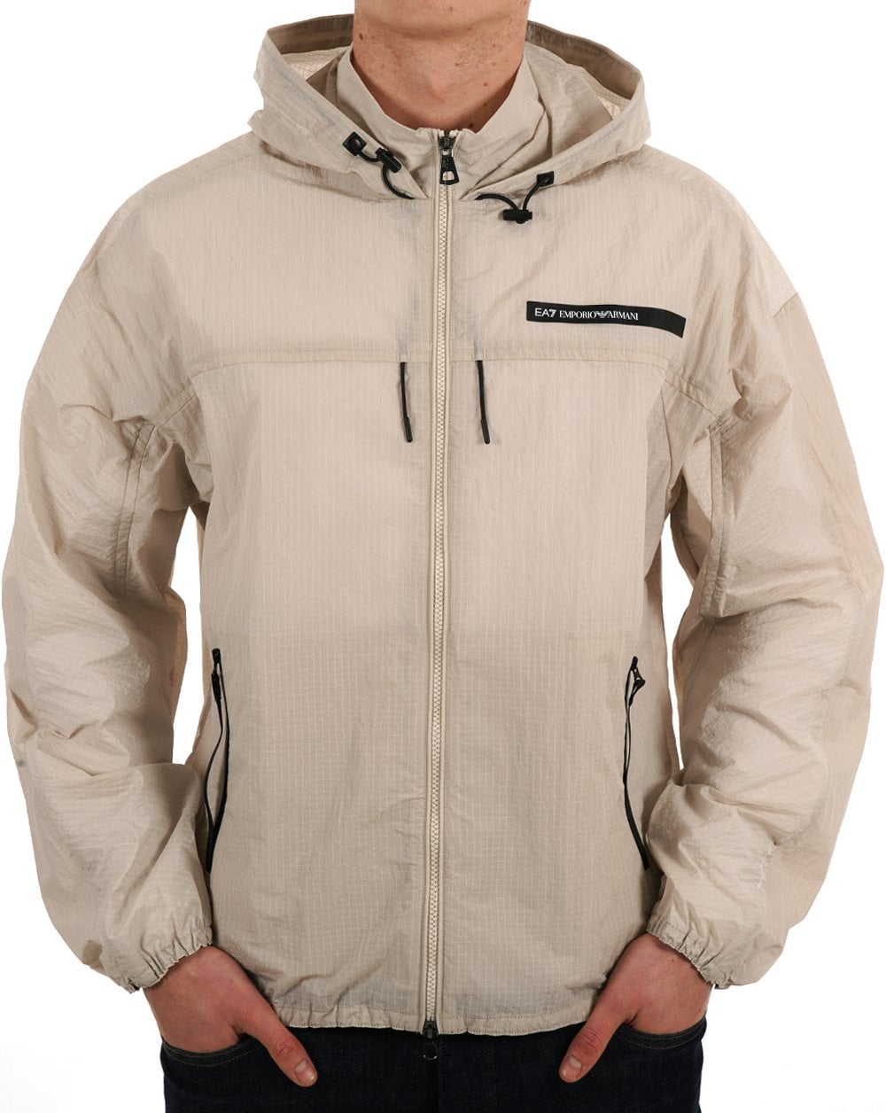 Emporio Armani EA7 Jacke Stein