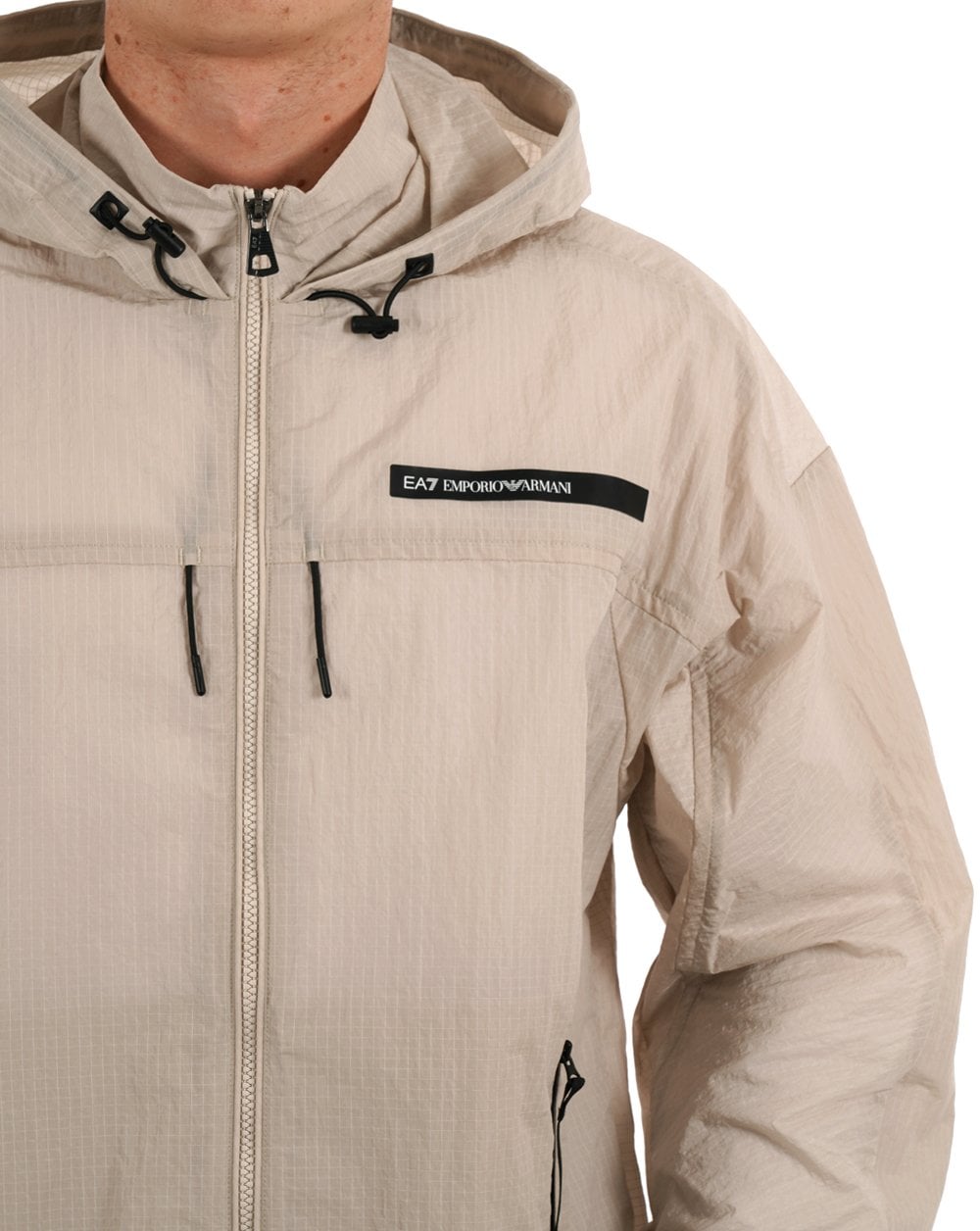 Emporio Armani EA7 Jacke Stein