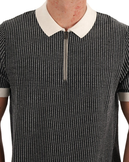 Ben Sherman – BI – Farbiges Poloshirt mit Reißverschluss am Kragen in Elfenbein