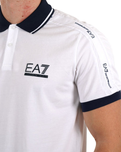 EA7 Emporio Armani Tennis Club Poloshirt Weiß