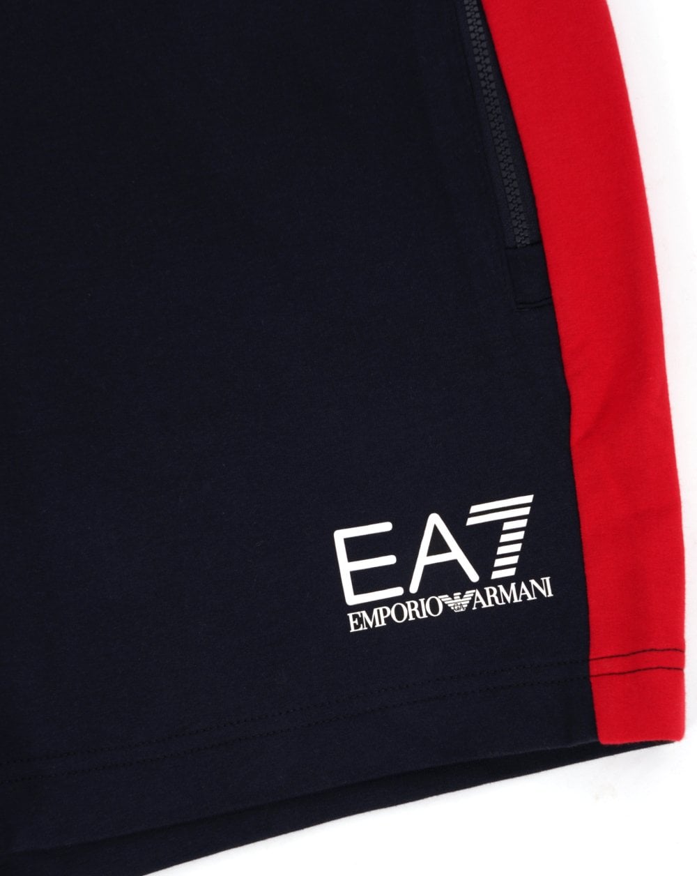 EA7 ASV Summer Block Shorts Marineblau