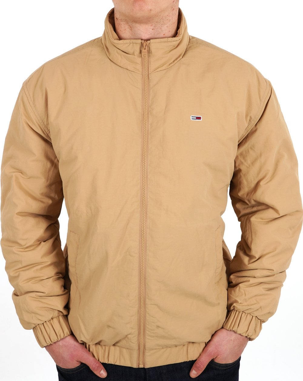 Tommy Jeans – Essential – Wattierte Jacke in Tawny Sand