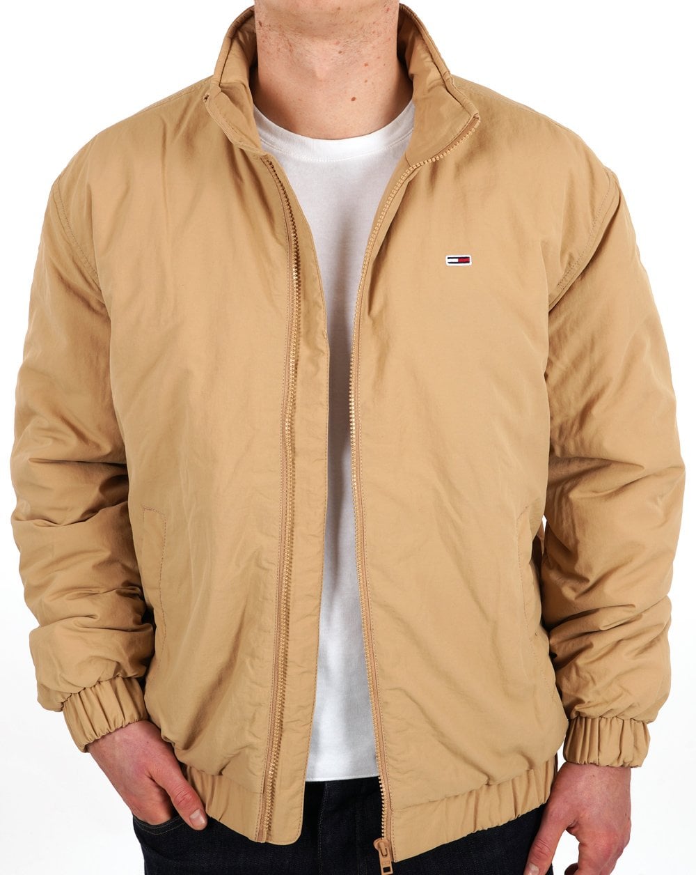 Tommy Jeans – Essential – Wattierte Jacke in Tawny Sand