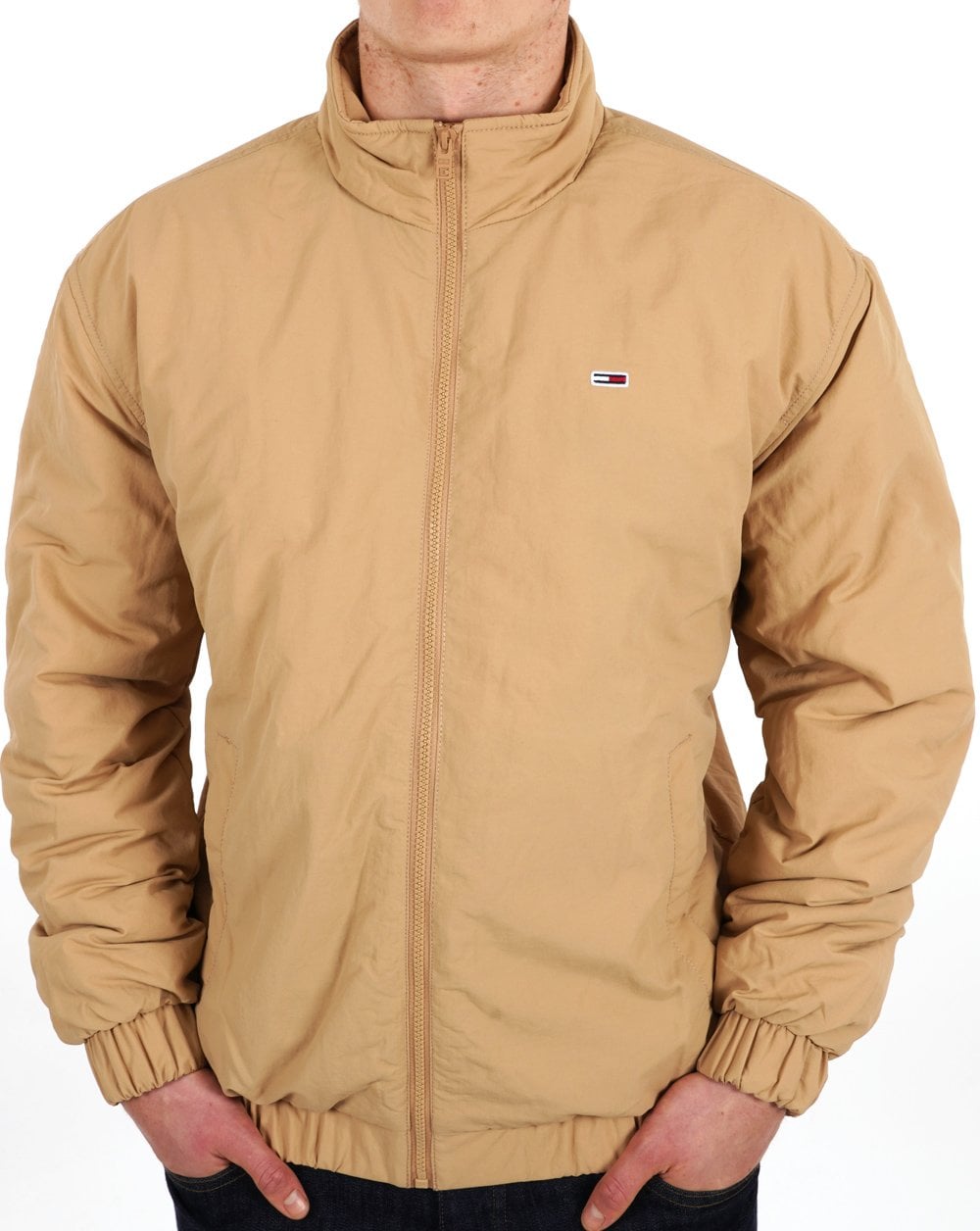 Tommy Jeans – Essential – Wattierte Jacke in Tawny Sand