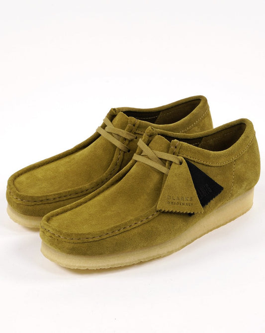 Clarks Originals Clarks Originals – Wallabee – Schuh aus mittelgrünem Wildleder