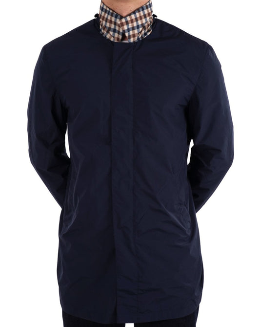 Aquascutum Aquascutum – Packbarer Trenchcoat in Marineblau