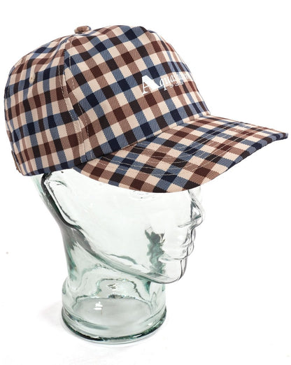 Aquascutum Baseballkappe Karo