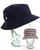 Aquascutum Reversible Bucket Hat Navy/Check