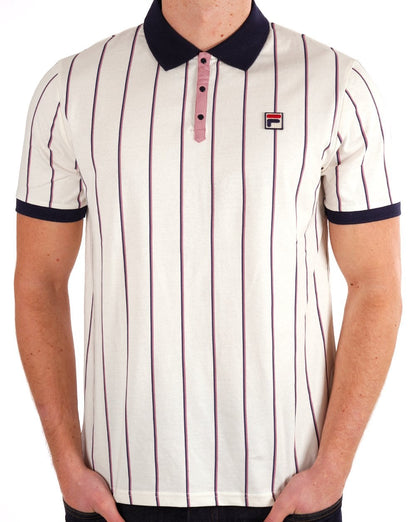 Fila Vintage Brett Poloshirt Gardenia