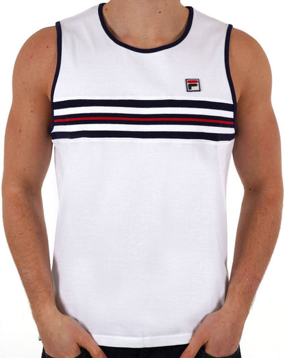 Fila Vintage Rico Weste Weiß
