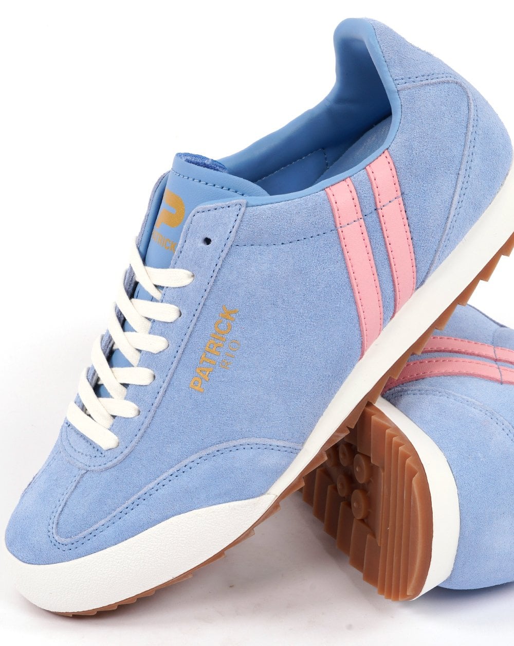 Patrick Rio Sneakers Himmelblau/Pink