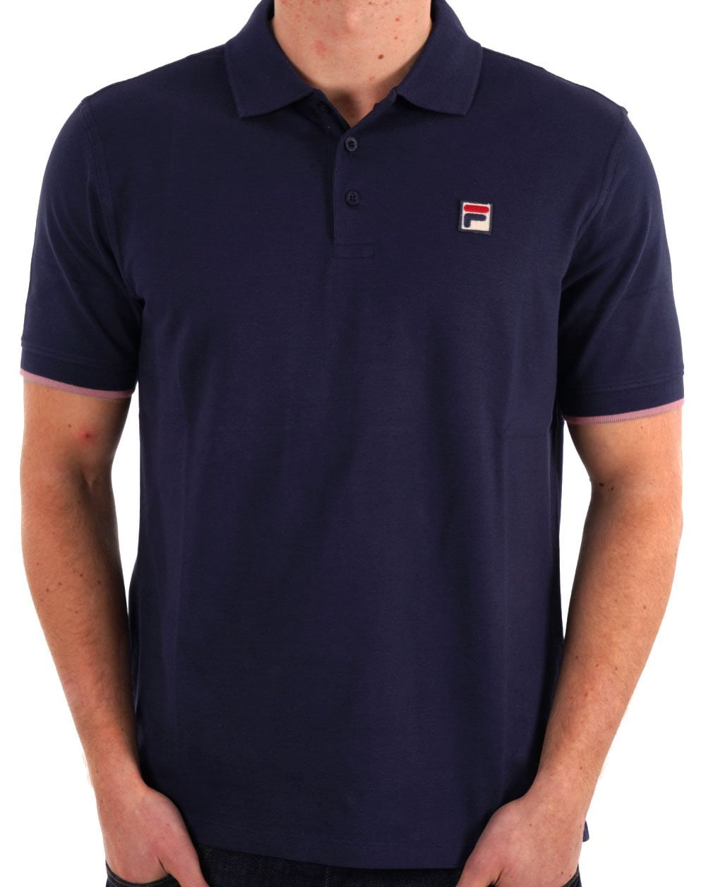 Fila Vintage Poloshirt Marineblau