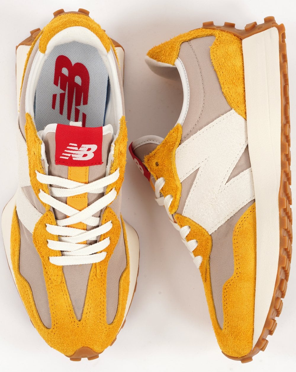 New Balance 327 Trainer Gelb/Grau