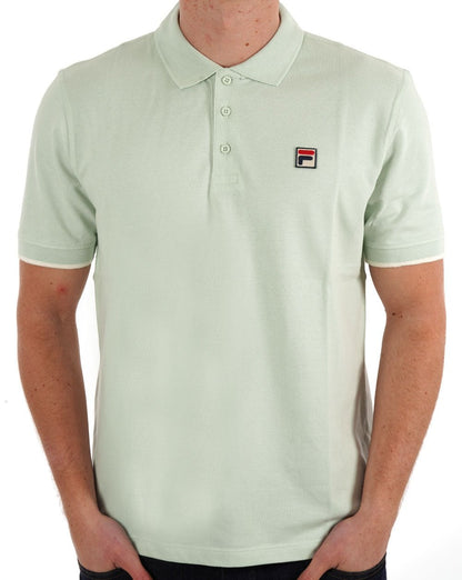 Fila Vintage Poloshirt Hellgrün