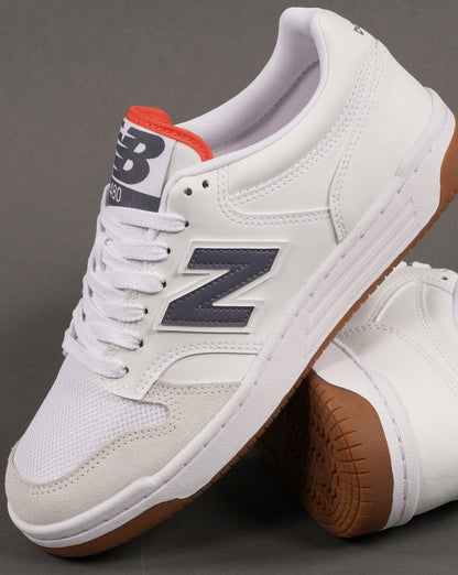 New Balance 480 Trainer Weiß/Dunkelgrau