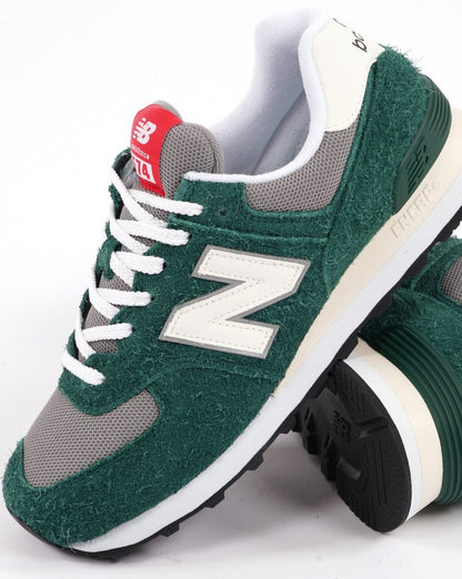 New Balance 574 Trainer Grün/Grau