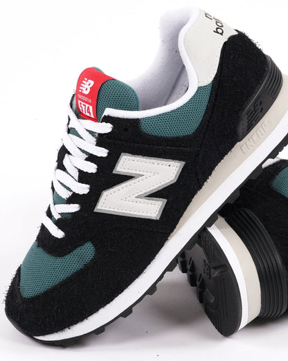 New Balance 574 Trainer Schwarz/Blau