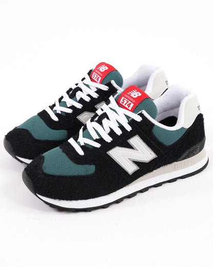 New Balance 574 Trainer Schwarz/Blau