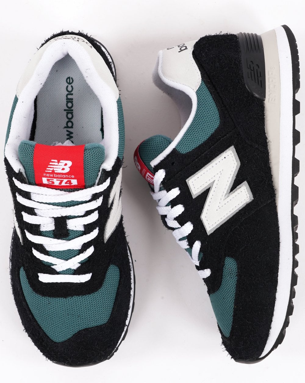 New Balance 574 Trainer Schwarz/Blau