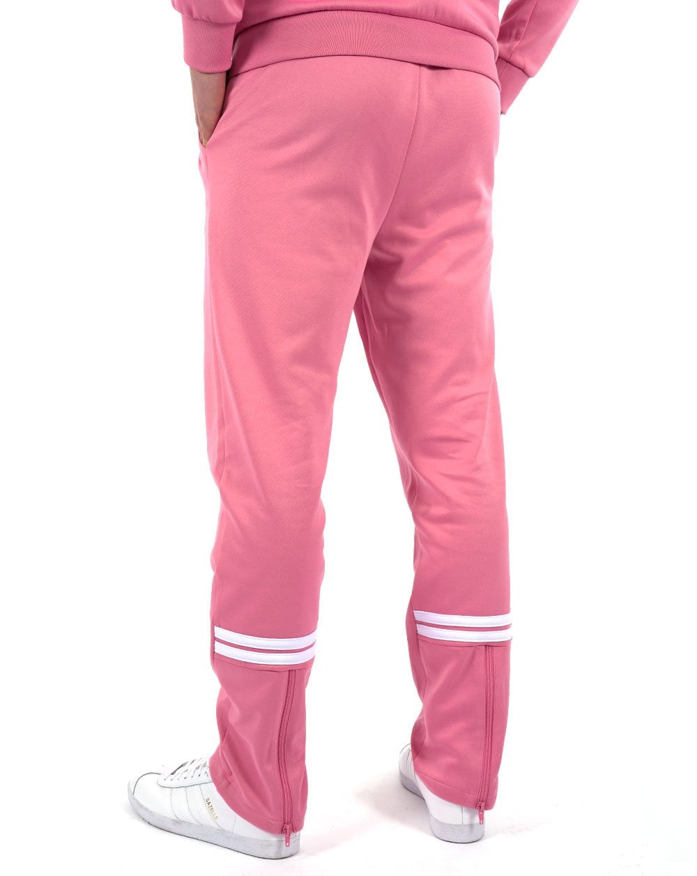Sergio Tacchini Trainingshose mit Reißverschluss unten, Pink