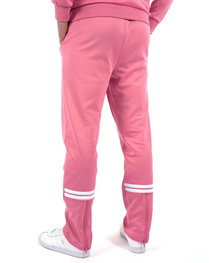 Sergio Tacchini Trainingshose mit Reißverschluss unten, Pink