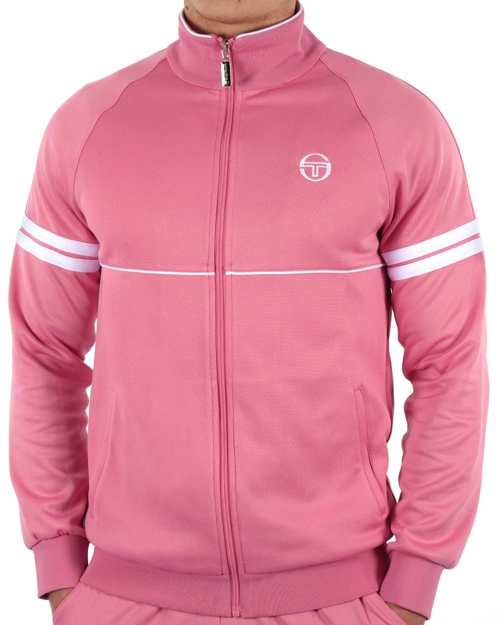 Sergio Tacchini Star Track Top Pink/Weiß
