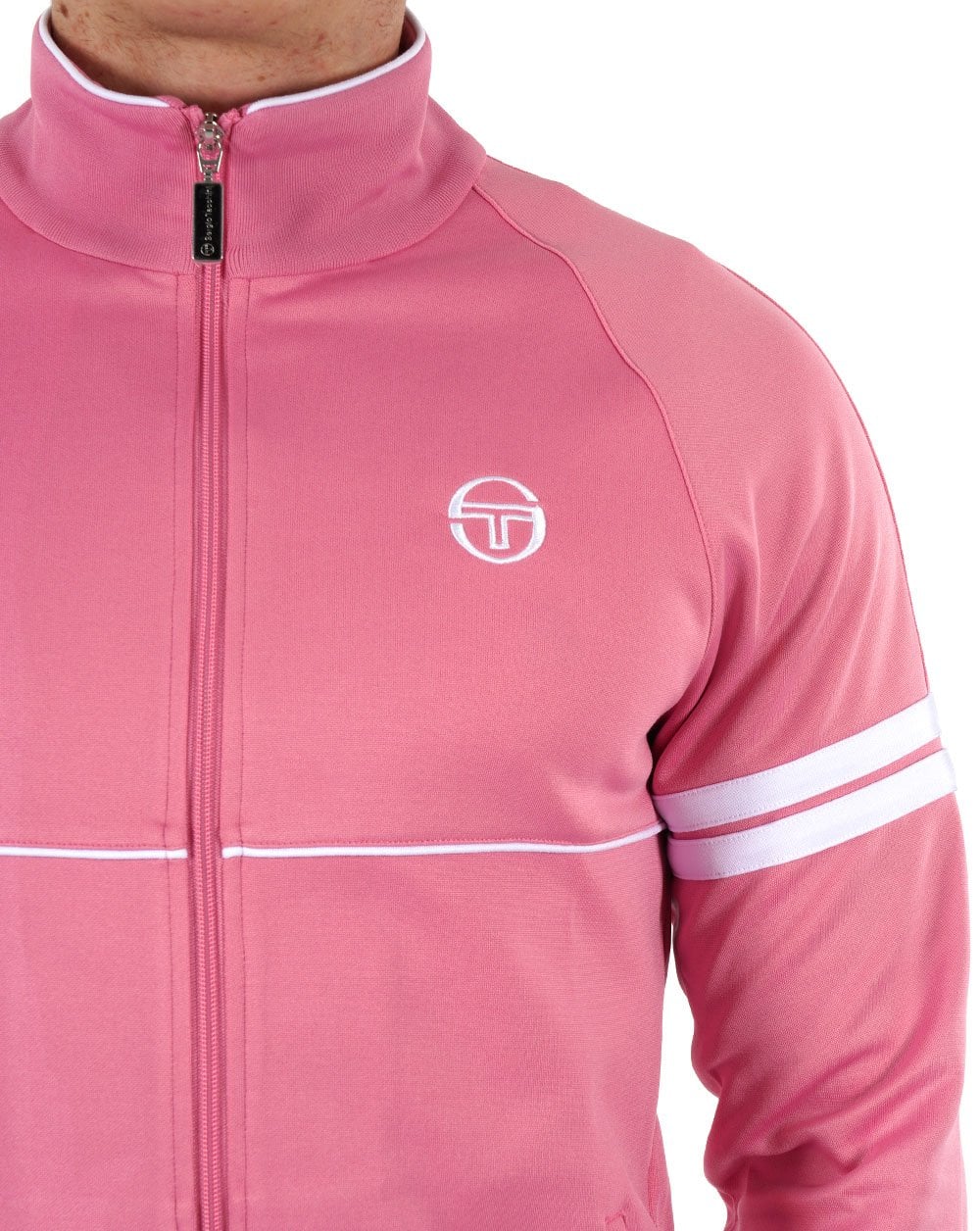 Sergio Tacchini Star Track Top Pink/Weiß