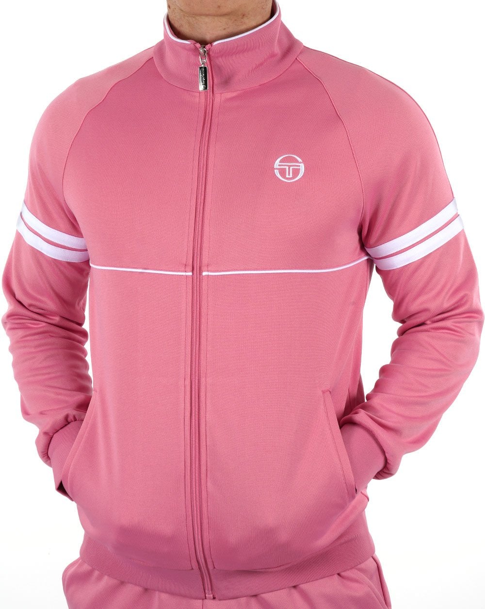 Sergio Tacchini Star Track Top Pink/Weiß