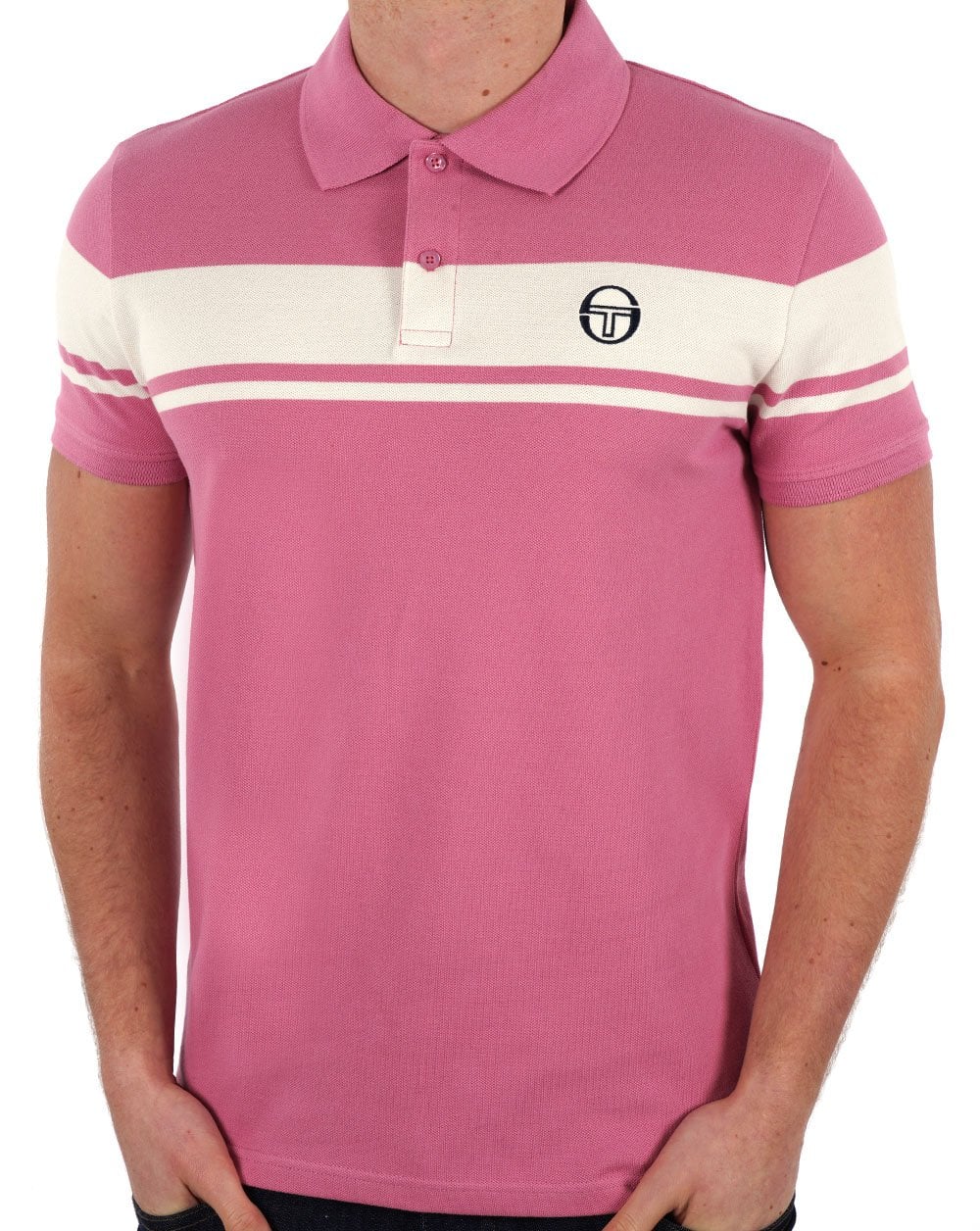 Sergio Tacchini Young Line Poloshirt Rosa/Gardenie