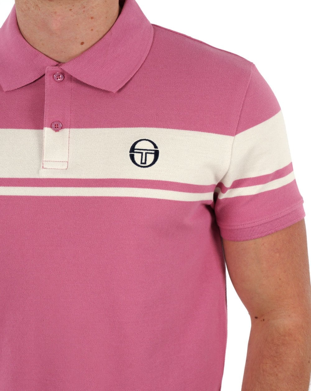 Sergio Tacchini Young Line Poloshirt Rosa/Gardenie