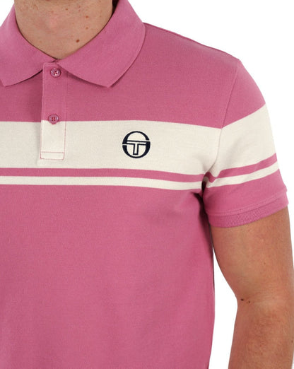 Sergio Tacchini Young Line Poloshirt Rosa/Gardenie