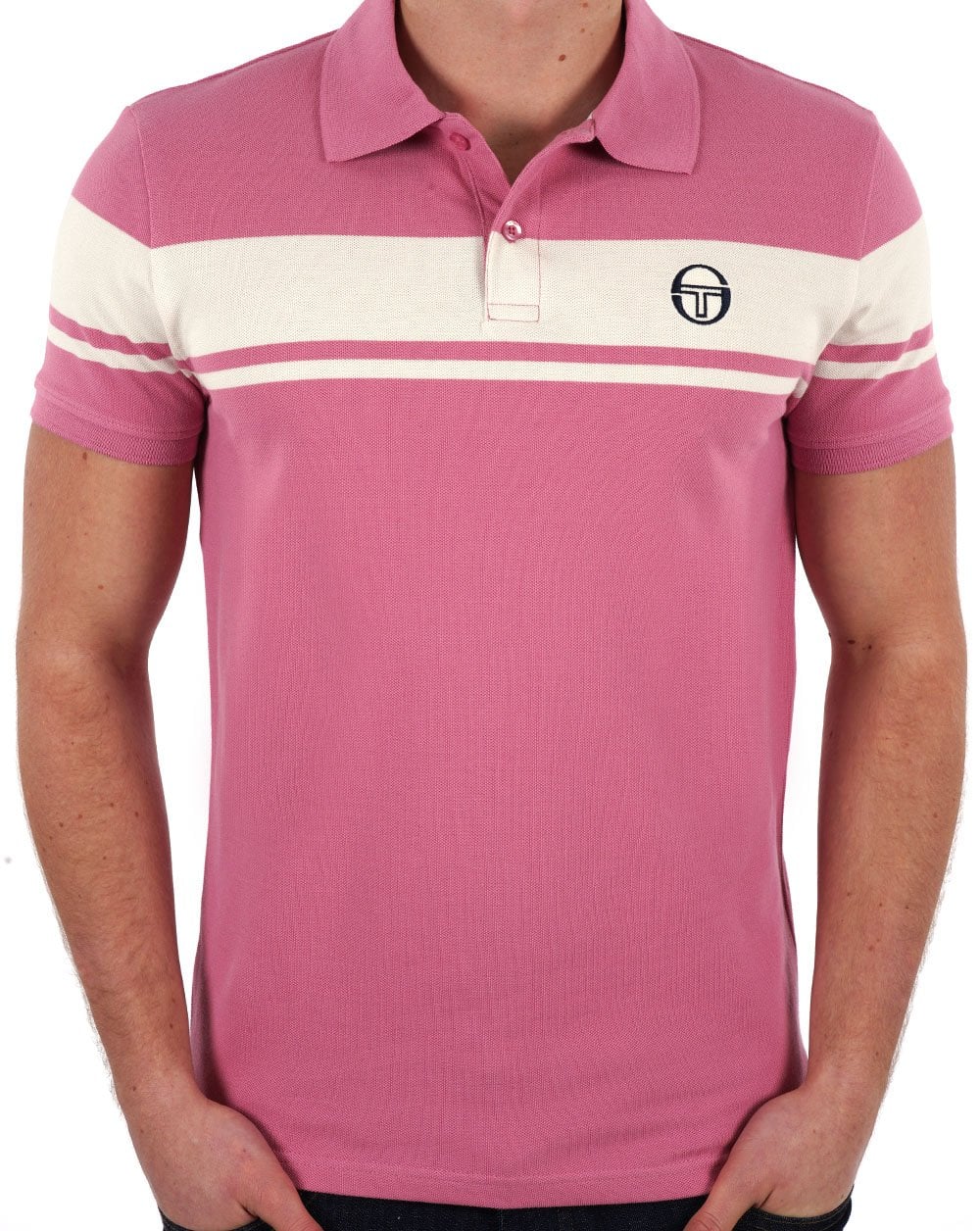 Sergio Tacchini Young Line Poloshirt Rosa/Gardenie