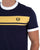 Sergio Tacchini Masters T Shirt Navy Blue/Yellow