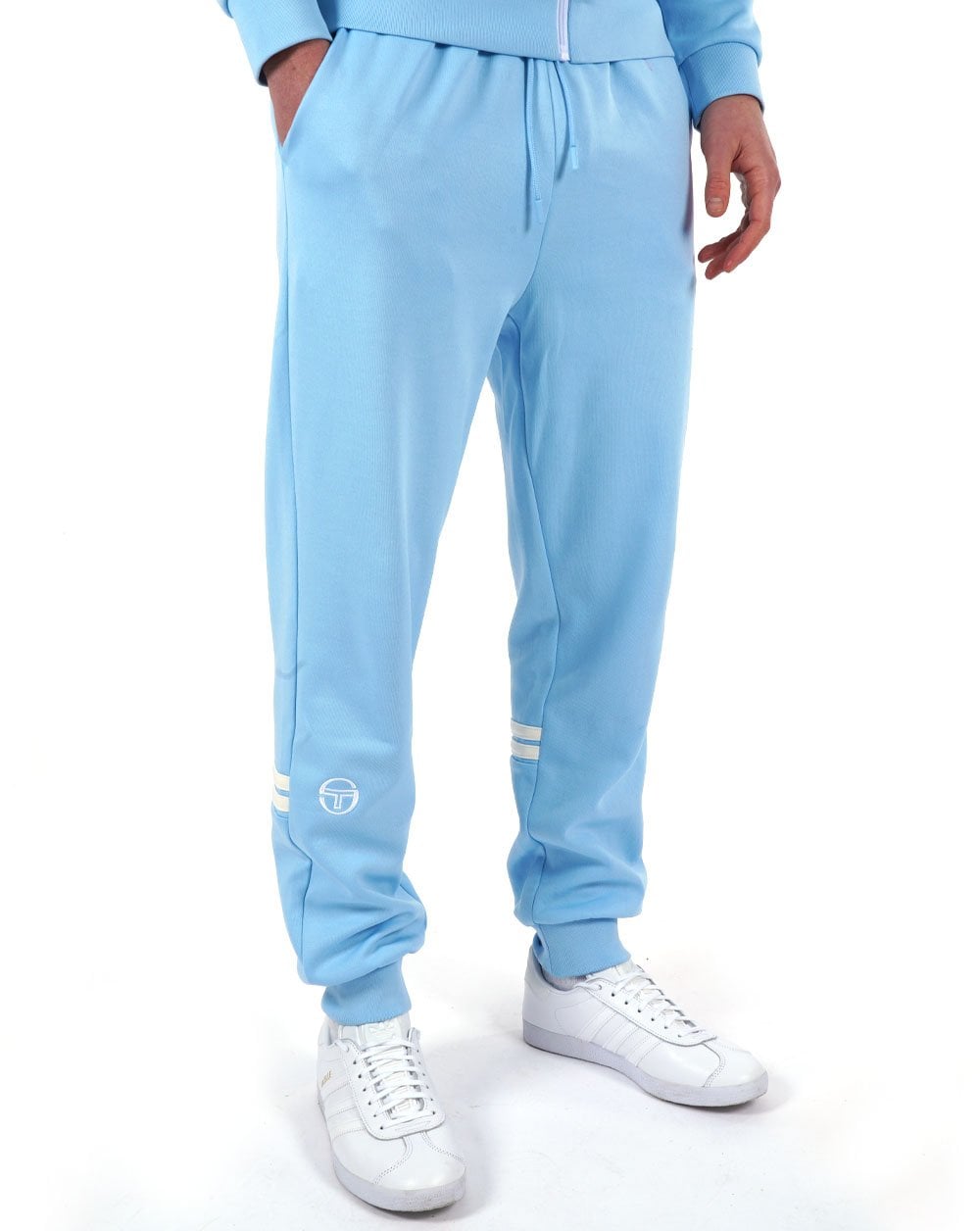 Sergio Tacchini – Dallas – Trainingshose mit Bündchen, Himmelblau