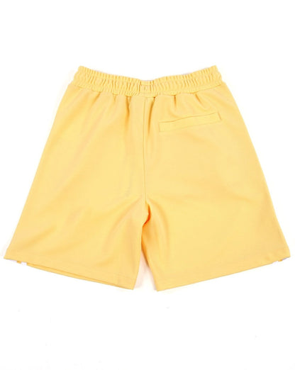 Sergio Tacchini Gestreifte Freizeitshorts Gelb/Weiß