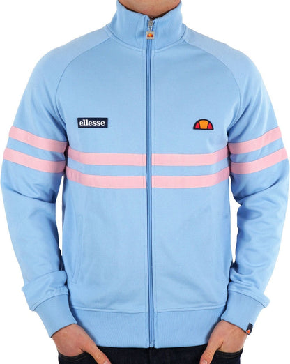 Ellesse Rimini Trainingsjacke Himmelblau/Pink
