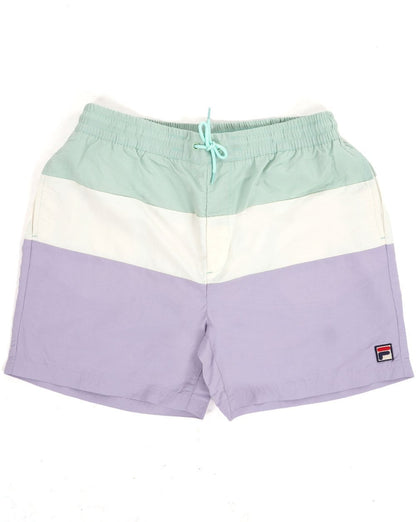 Fila Vintage Alexi Badeshorts Flieder/Hellgrün/Gardenia
