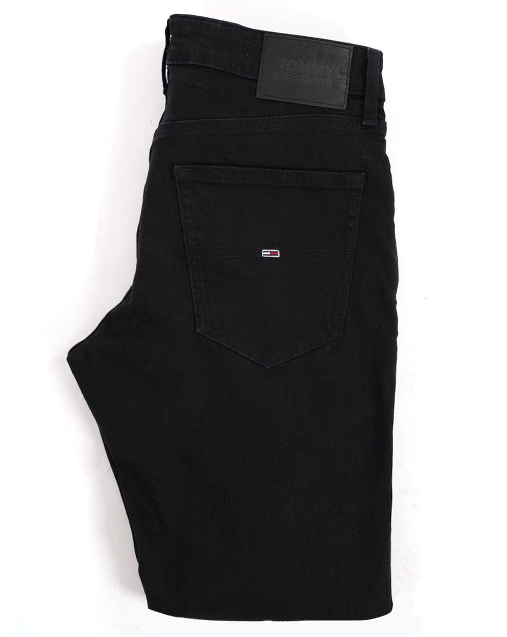 Tommy Jeans – Scanton – Schmal geschnittene Jeans in Schwarz