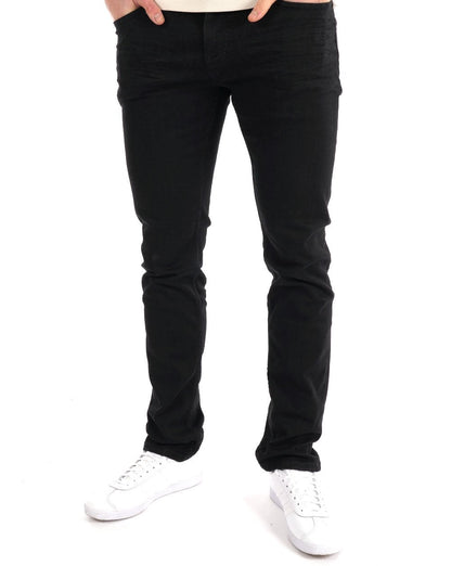 Tommy Jeans – Scanton – Schmal geschnittene Jeans in Schwarz
