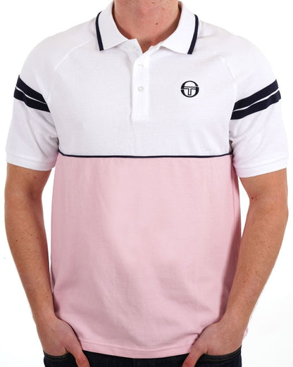 Sergio Tacchini Orion Poloshirt Weiß/Pink